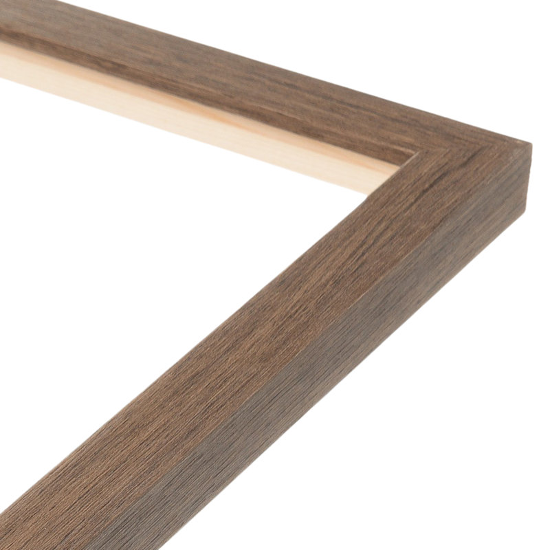 Wood Embossed Picture Frame, Light Walnut, 5" x 7"
