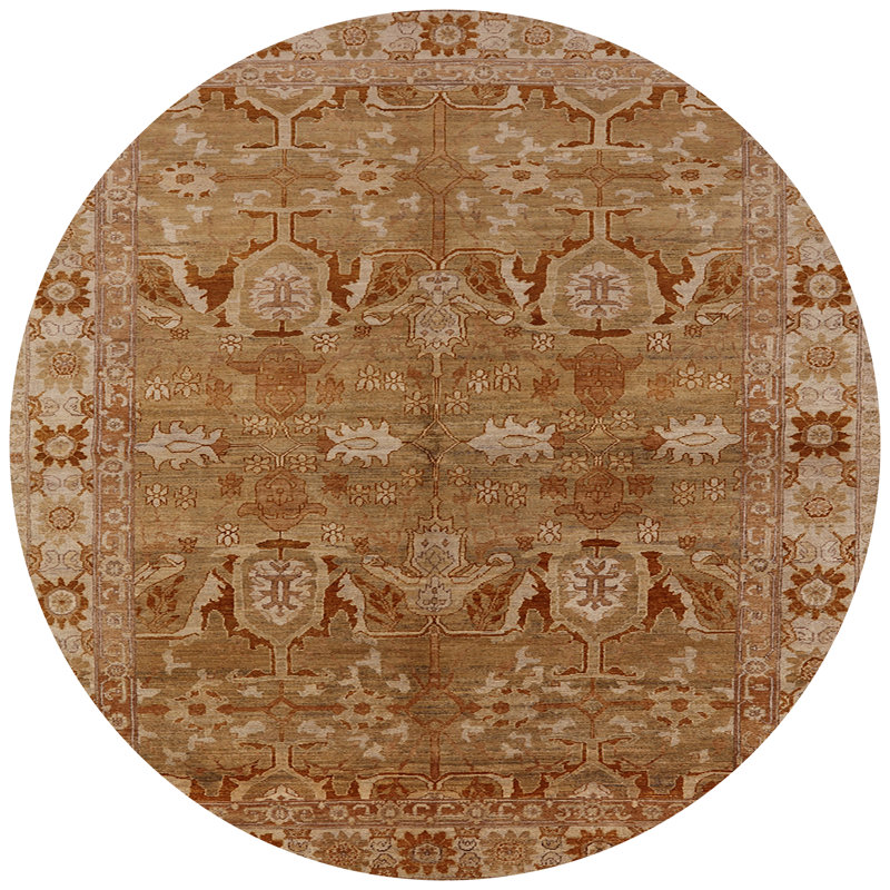 Ghevont Oriental Indoor Rug, Round 4'