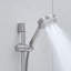 Robinet de douche noir mat 10 pouces - fixé au mur avec 5 jets et barre coulissante pour le système de salle de bain-127300450