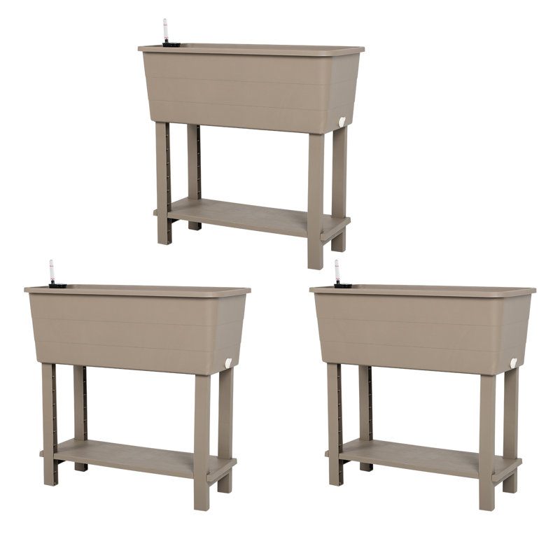 Elevated Planter, Khaki