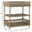 Arloe Wicker Bar Cart