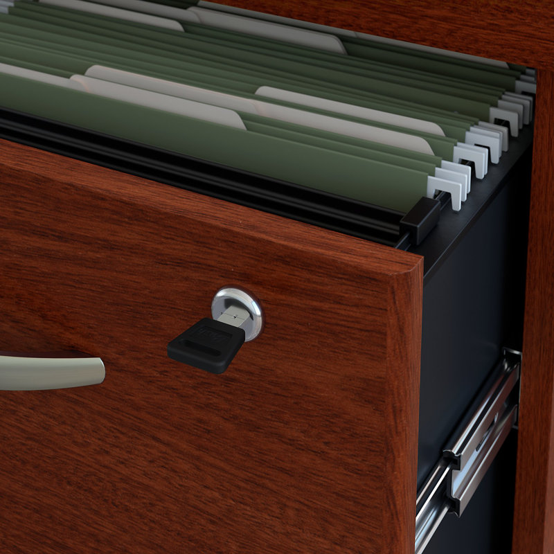 Series C Modular U-Shaped Executive Desk, Mahogany