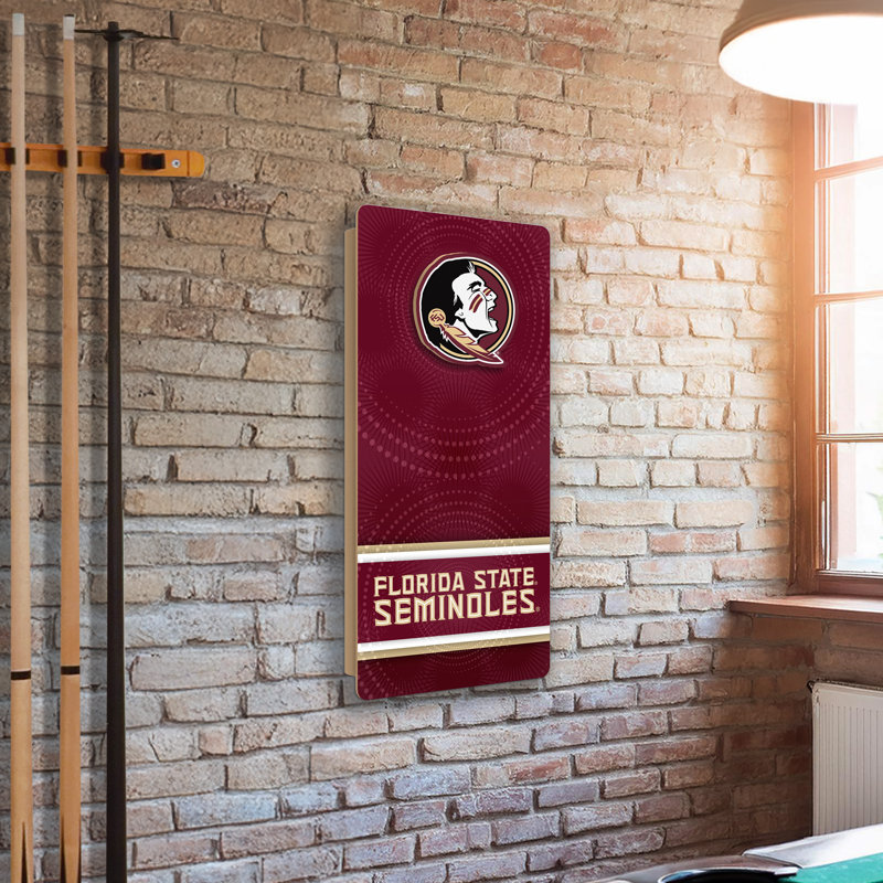 Mini cornhole mural Florida State