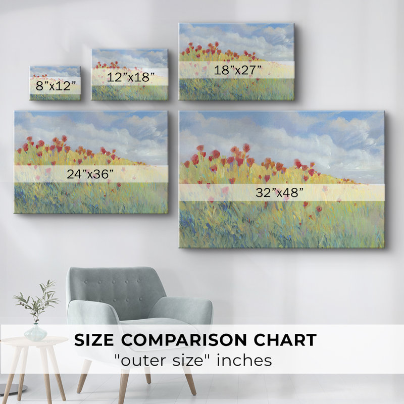 Summer Breeze Meadow I -Galerie enveloppée Cavas, 40 x 60