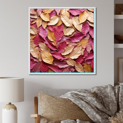 Or et feuilles roses, charme artistique II
