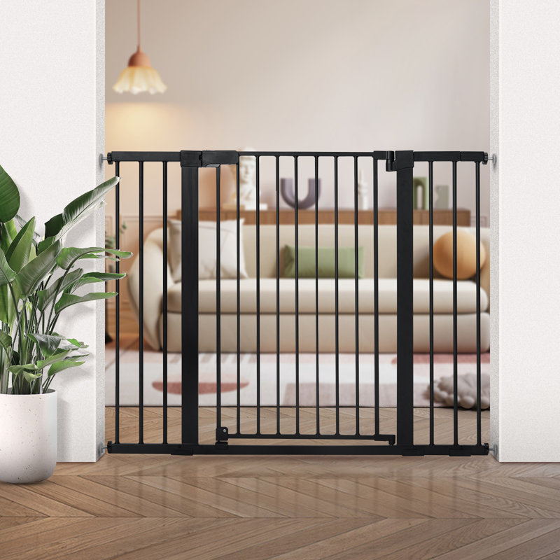 Barrière de sécurité 36 po pour chien, Noir