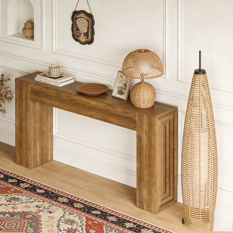 Rustic Sofa Hallway Table with Stable Legs
