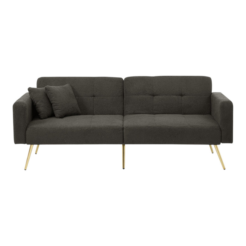 3 Seater Fabric Sofa Bed, Grey