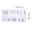 Rideau court brodé pour armoire de cuisine (violet)