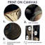 Femme tribale africaine II - décoration murale grise-99709926-99709921-99709920
