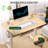 Ergonomic Home Office Height Adjustable Standing Desk Whole-Piece Desktop with Hooks-2078301886-2078301885