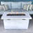 25" H Fiber Reinforced Concrete Propane Outdoor Fire Pit Table-1076969220