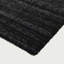Tapis rectangulaire en polyester tissé à la machine noir / gris / crème Eudosia-187025140