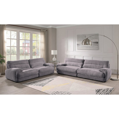 Cadenza Corduroy 2PCS Set, Living Sofa