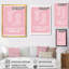 Impression d'art mural «Pink Chase Your Dreams Cowboy» - Cowgirls-251422859-251422863