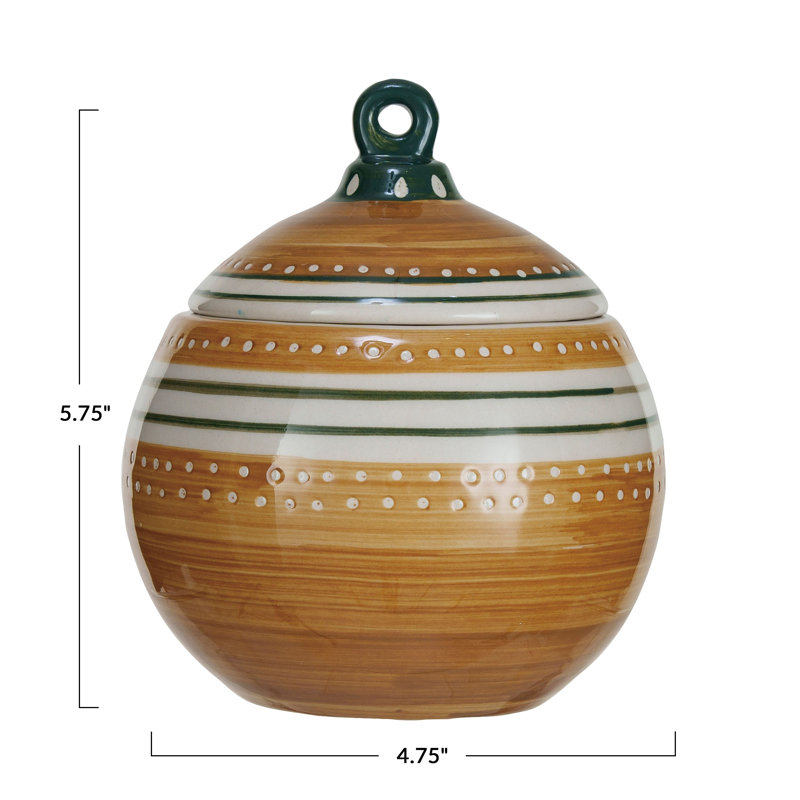 Stoneware Storage Jar
