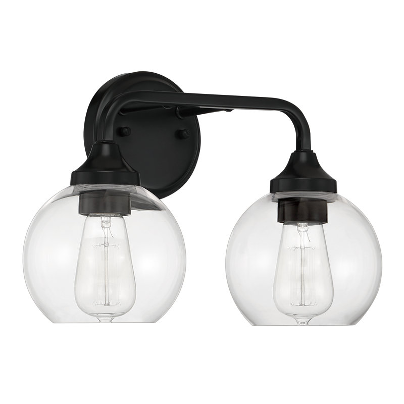 2 - Light Vanity Light, Black