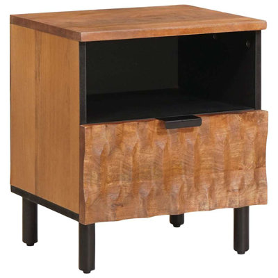 40cm W Solid Wood Bedside Table