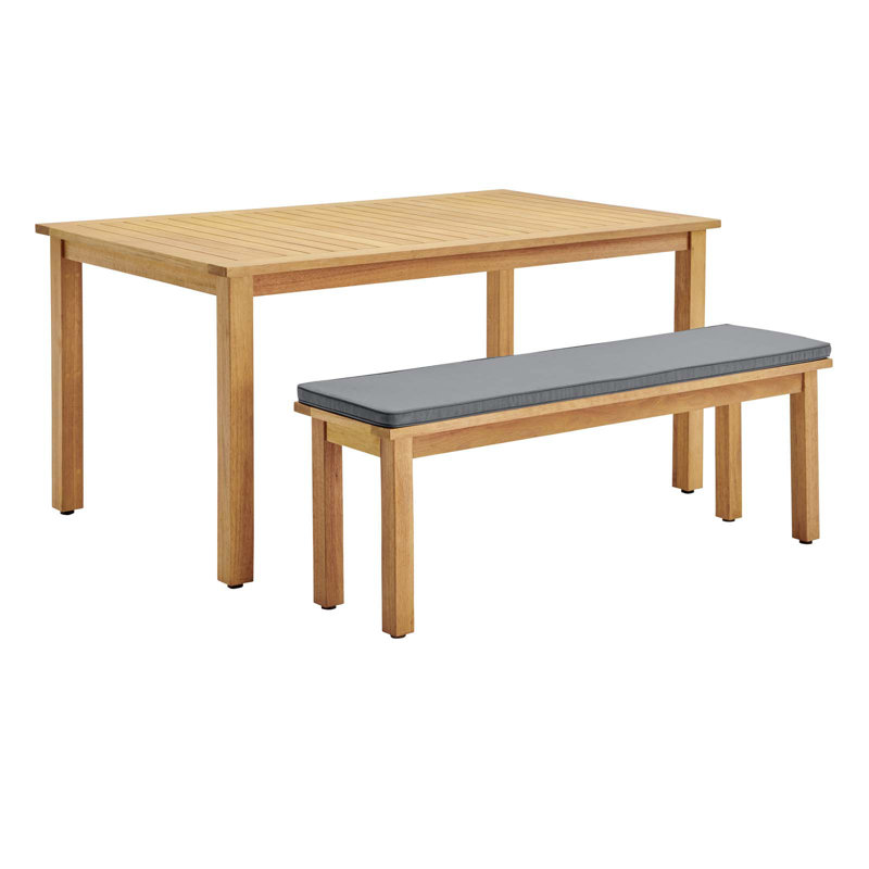 Ensemble de table et banc d'extérieur Syracuse