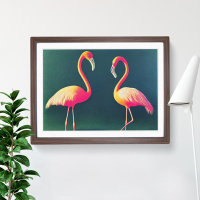 Splendorous Flamingos - Framed Print