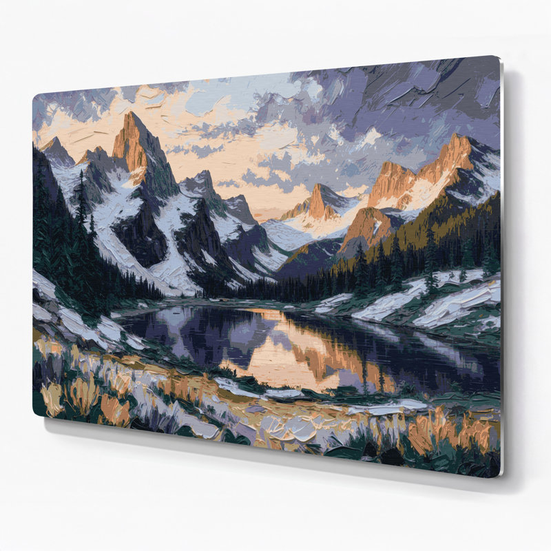 États-Unis, Colorado, art mural gris en métal, H 12 po x l 18 po x P 0,05 po