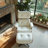 Leather Lounge Chair with Ottoman, Solid Wood Frame and Heavy-Duty Aluminum Alloy Base-1702219449