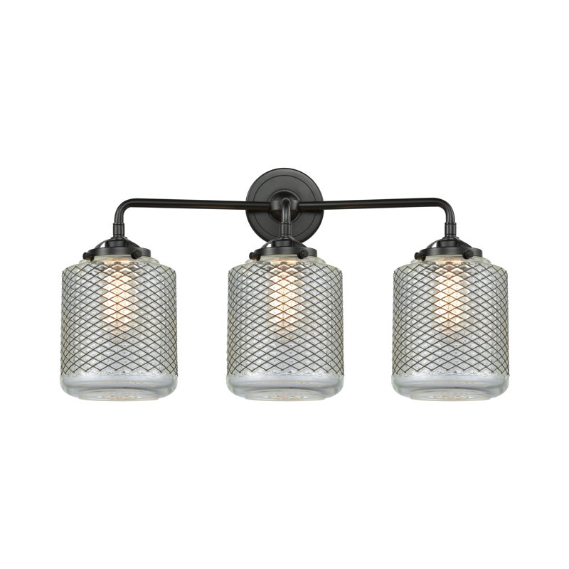 Éclairage pour meuble-lavabo 2 lumières Iyana, Incandescent, Nickel poli noir