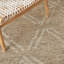 Tapis décoratif taupe à motif géométrique Touffeté annarosa-1089157423