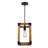 Aalyah 1 - Light Black/Brown Lantern Pendant