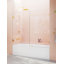 Illume 64.5 in. x 58.25 in. Fully Frameless Hinge Bathtub Door