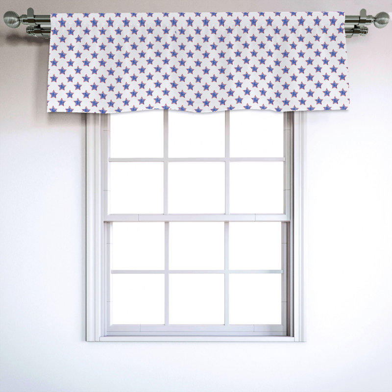 Sateen Ruffled Window Valance