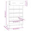 10 Pair Shoe Storage Cabinet-381317062