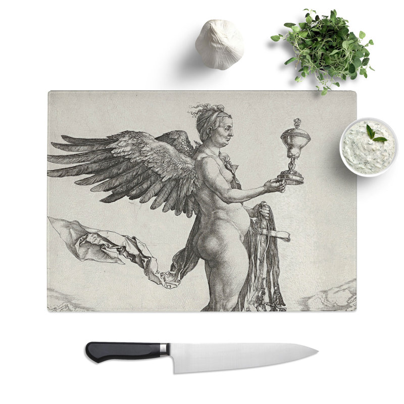 Nemesis by Albrecht Durer Chopping Board, 0.4cm H x 20cm W x 28.5cm L