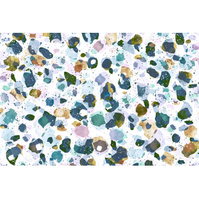 Terrazzo Texture - Wrapped Canvas Print