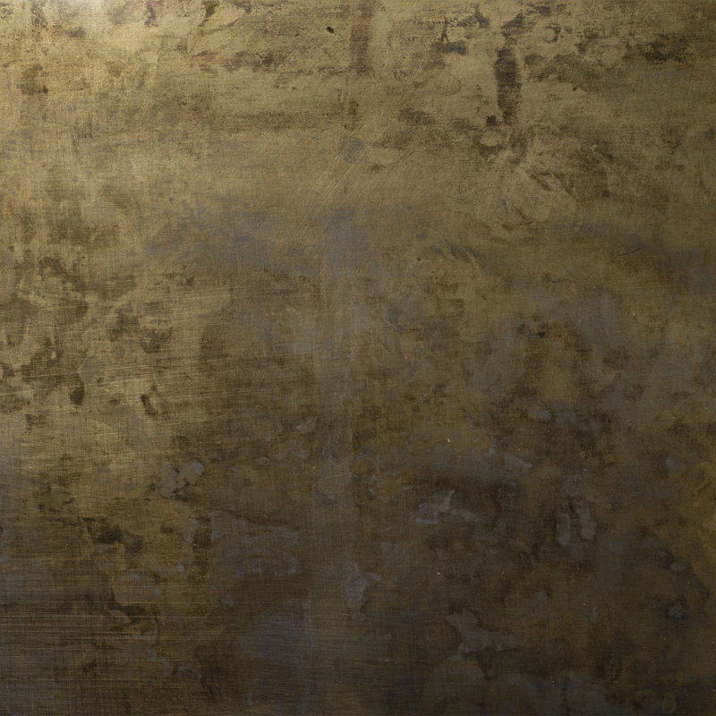 Ares Iron Side Table, Antique Brass