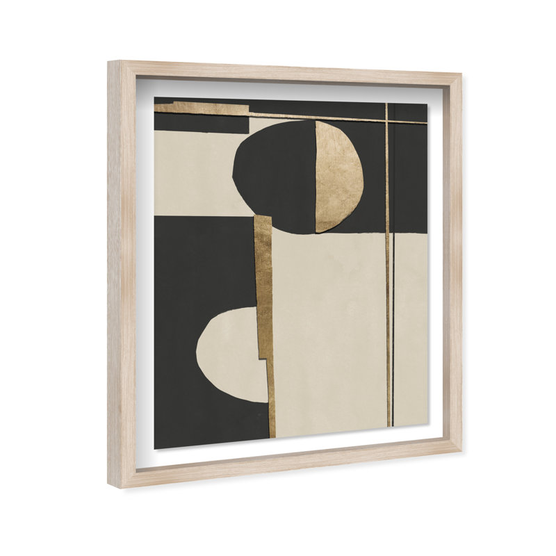 Balance Framed Graphic Art, 25.5"H x 31.5"W, Natural Oak Shadowbox
