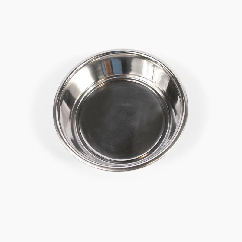 Mangeoire simple surélevée avec bol, Argent argent, Gris fumée