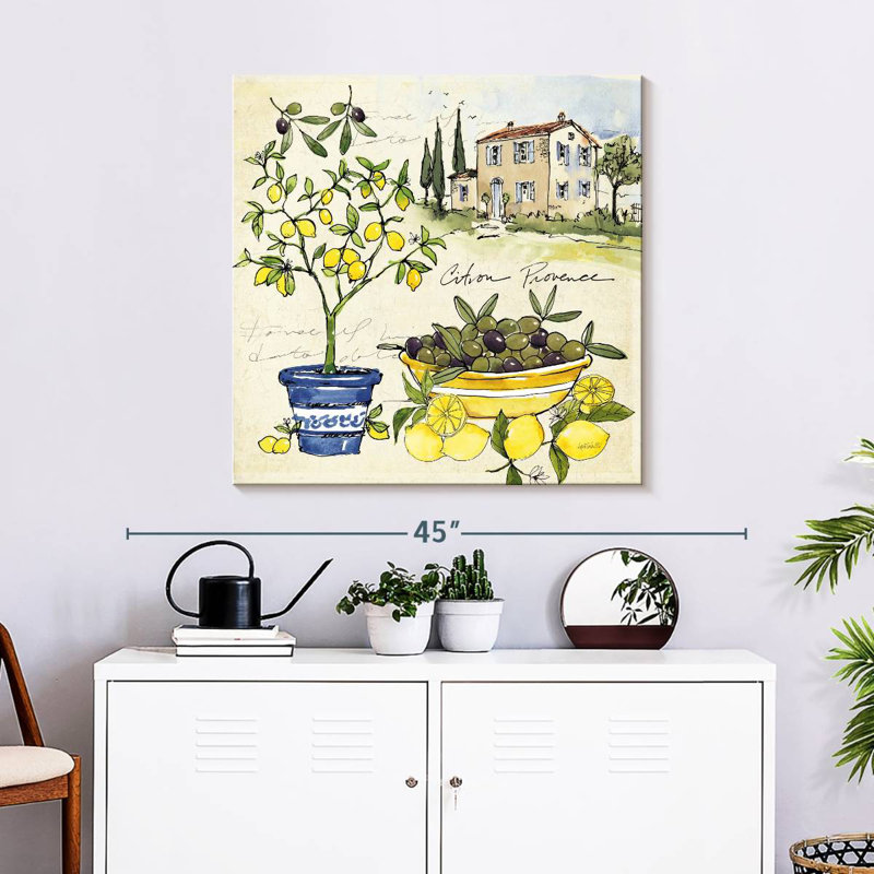 Yarlin Citron I, 30" H x 30" W