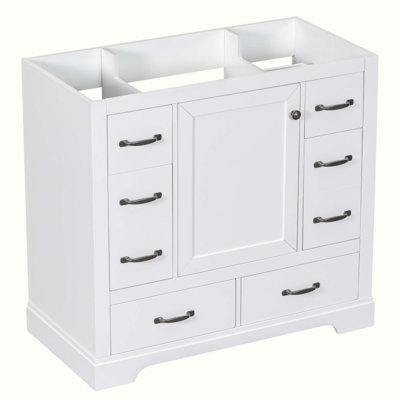 Base de meuble-lavabo simple 35,5 po seulement