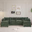 Canapé-lit en chenille moderne avec repose-pieds-1006864275-1006864265