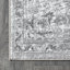 Tapis persan gris pâle rétro moderne Laxton-2116177495