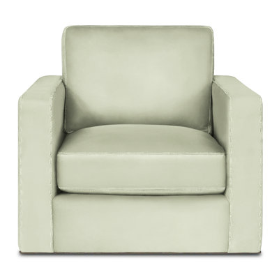 Fauteuil en cuir véritable Magdalena