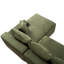 Canapé modulaire rembourré en velours côtelé 94,5 po, canapé et méridienne en mousse compressée sans os avec 2 coussins et poches latérales - aucun assemblage requis-2019067896-2019067900