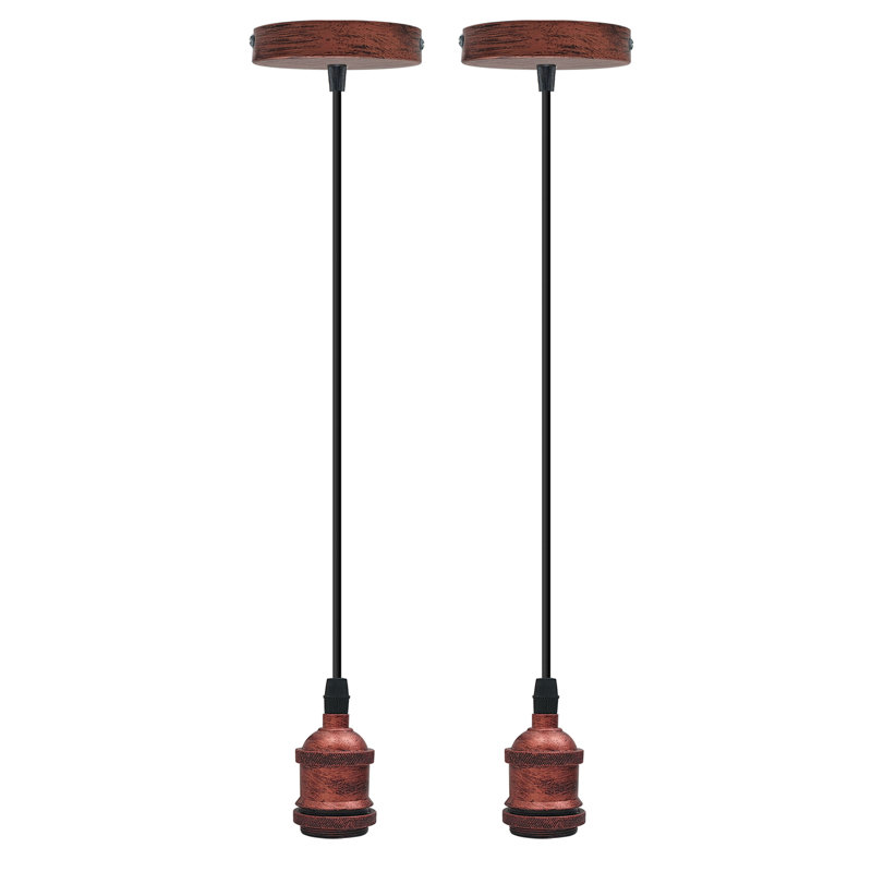 Ischua 2 - Light Single Pendant, No, Rustic Red