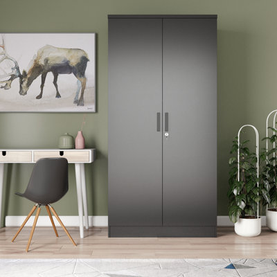 Armoire en bois manufacturé Schriver Harmony