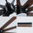 72 in. 8-Blade Black Low Profile Ceiling Fan with Integrated LED, Two-Toned Blades