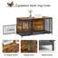 Meuble de rangement pour chien avec coussin 53 po Iliu