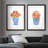 " Sweet Peonies I " by Vincent Van Gogh 2 - Pieces-1234662794-1281200086-1281200080