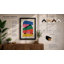Chromatic Rhythms Geometric - Framed Print-877699829-877699834