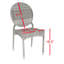 Chaise de patio empilable Ekkehard-2036728665